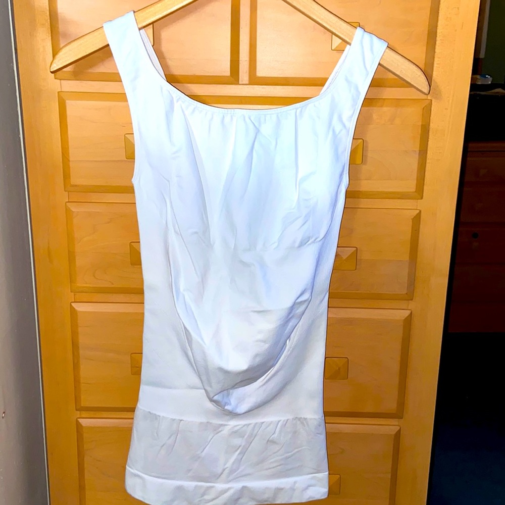 BLANQI White Everyday Maternity Belly Support Tank